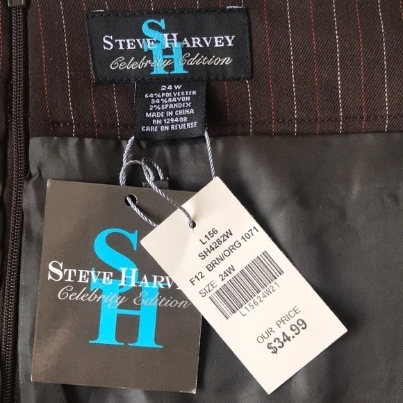 Steve Harvey Celebrity Edition Pin Stripe Skirt - Picture 5 of 6